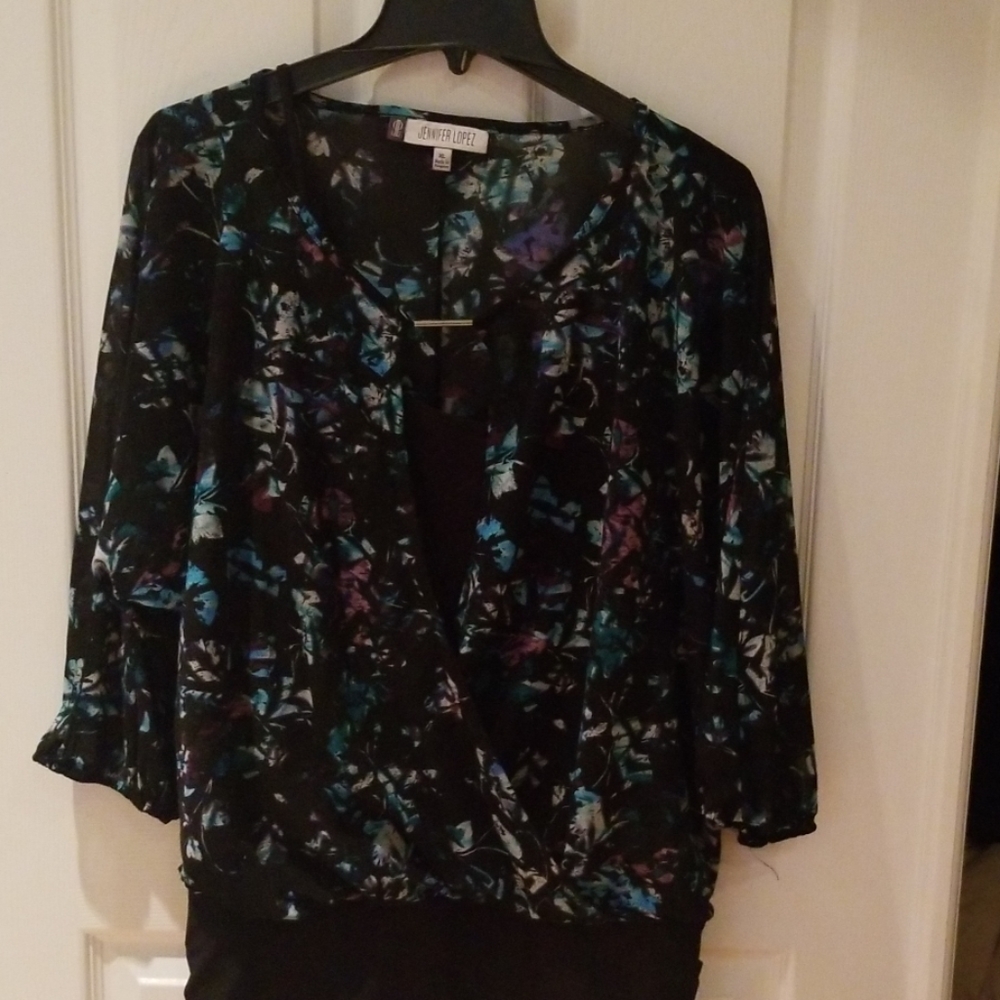 JLo floral top